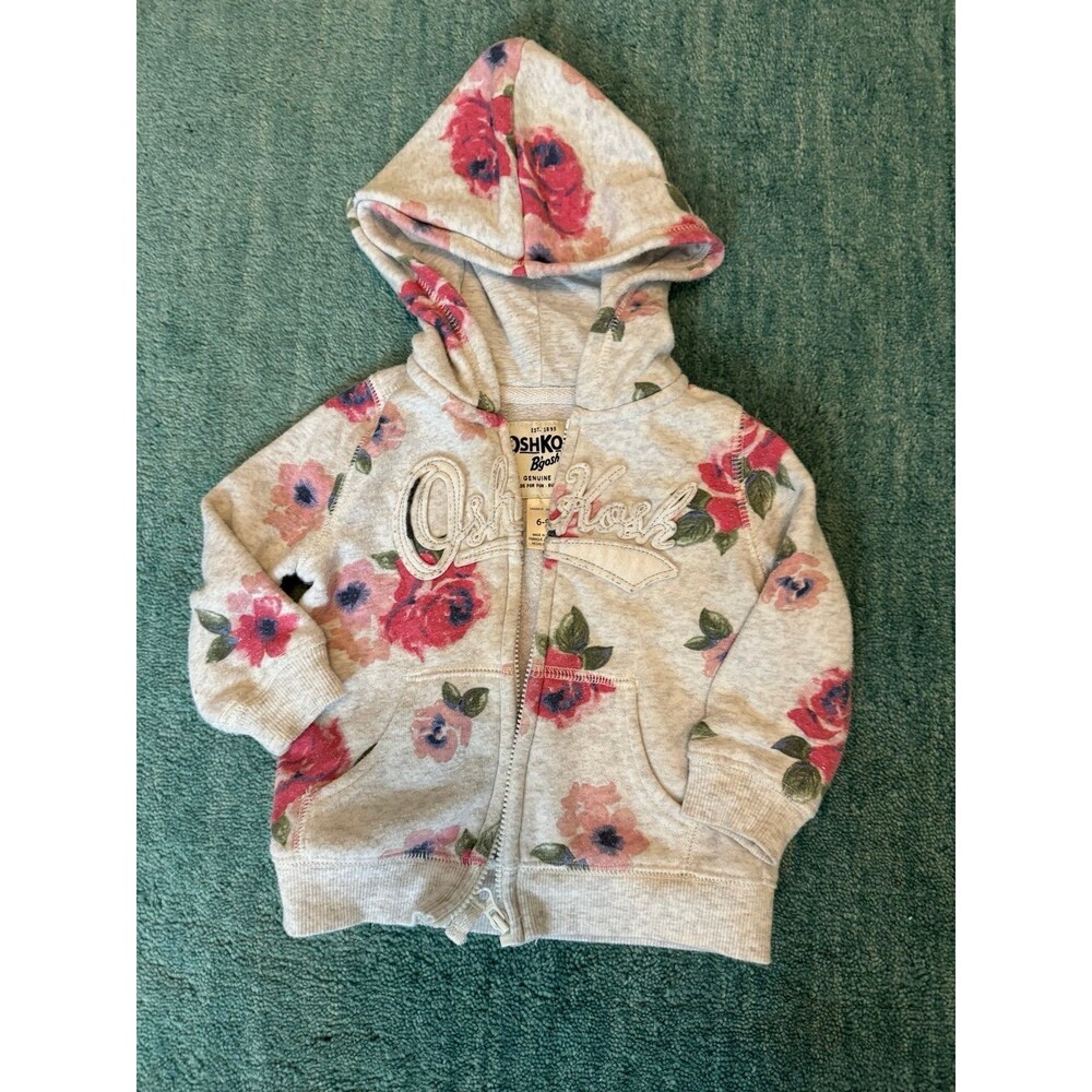 Osh Kosh Floral Sweatshirt 6-9 months